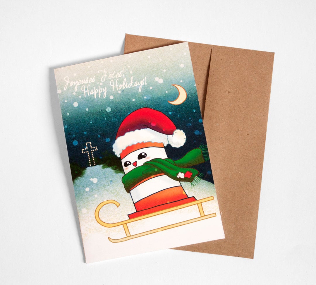 Happy Holidays on Mount Royal greeting card