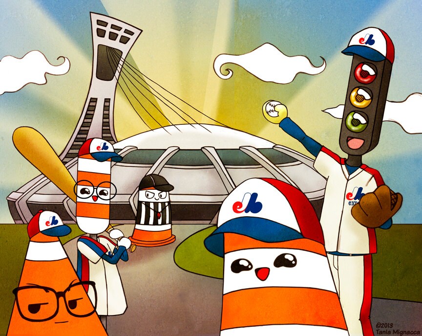 Olympic Stadium 19x13 print