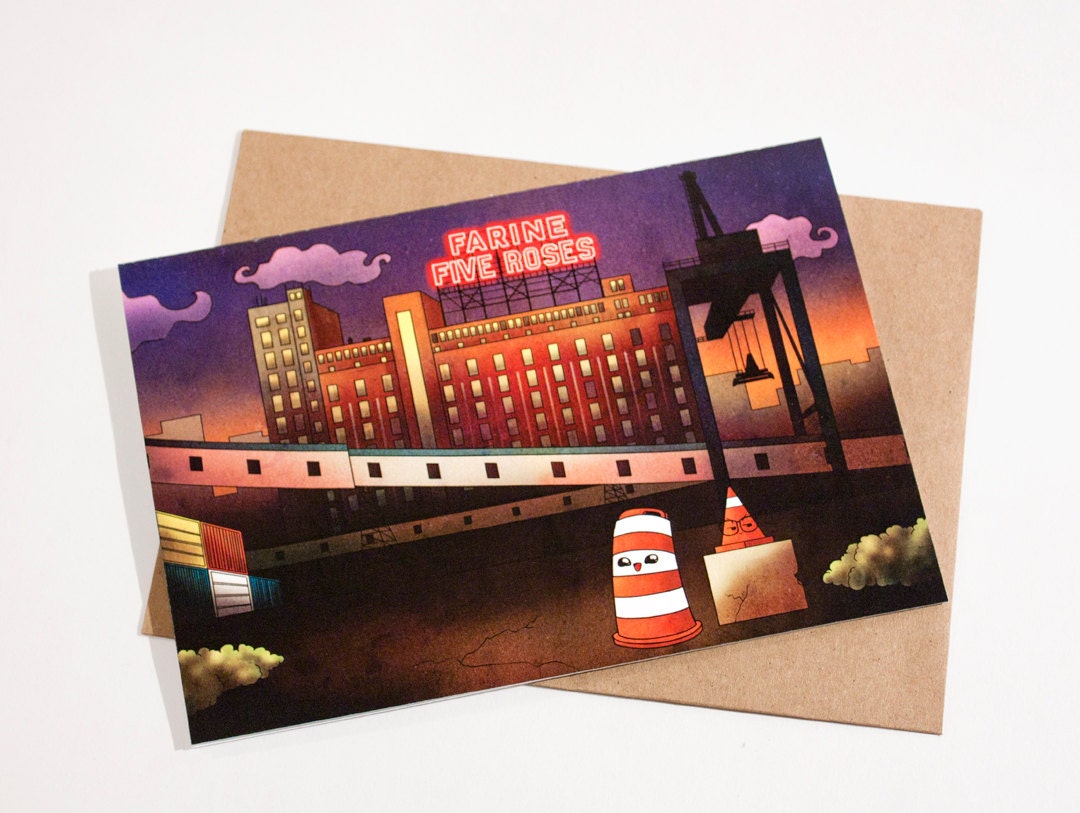 Farine Five Roses Greeting card