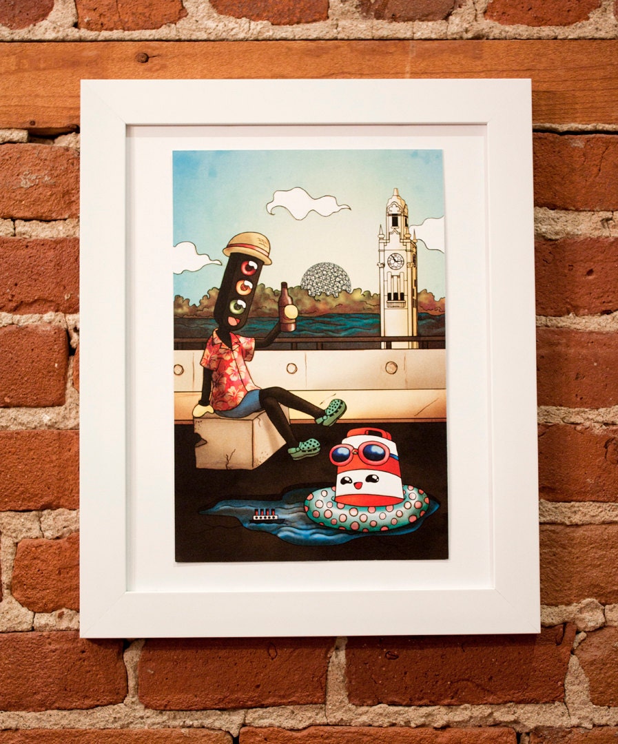 Vacation 9x12 Print