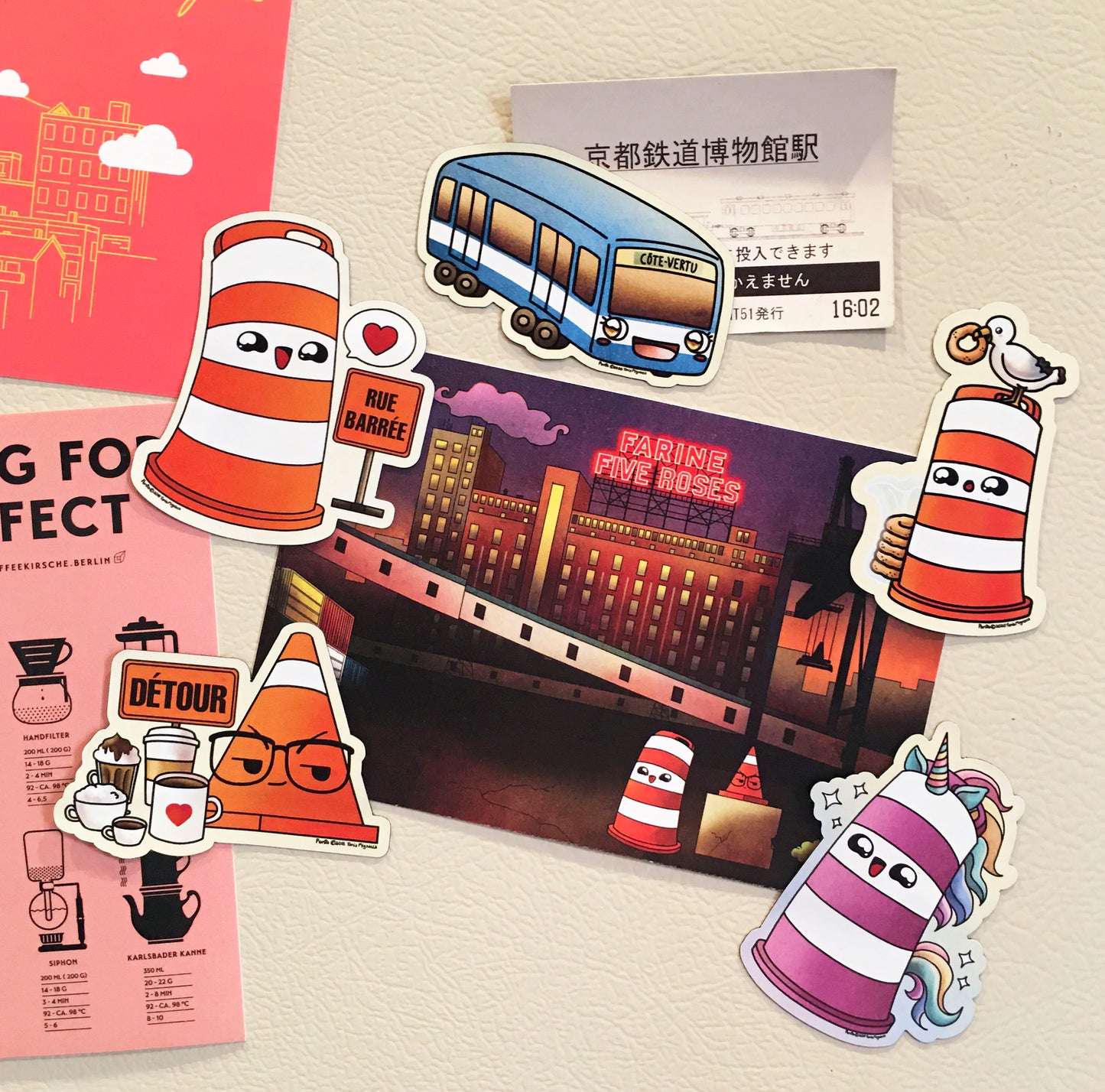 Ponto Fridge Magnet Pack