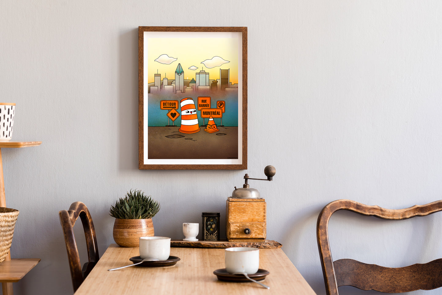 Montreal DÉTOUR 13x19 Print