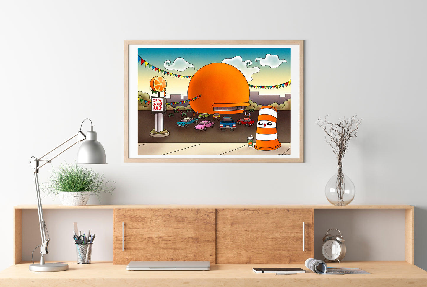 Orange Julep 19x13 Print