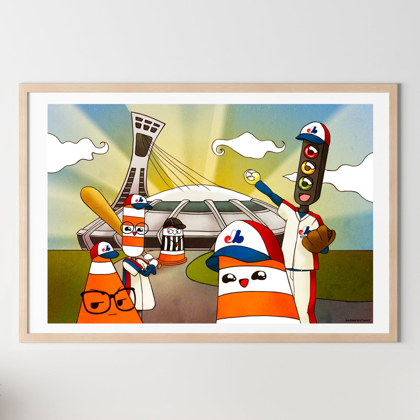 Olympic Stadium 19x13 print