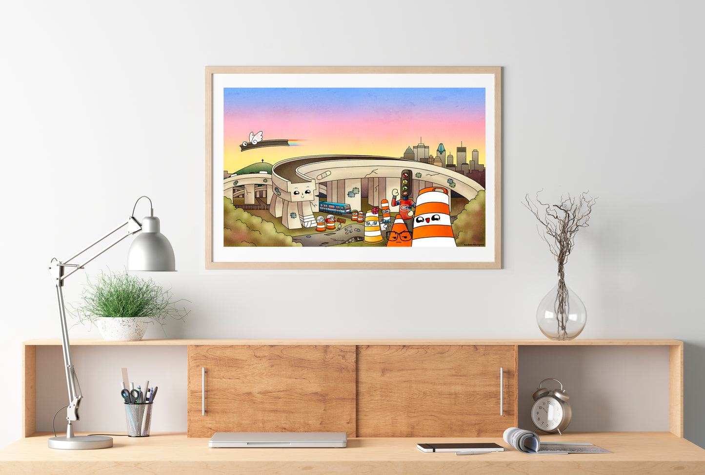 Ponto and Friends 19x13 Print