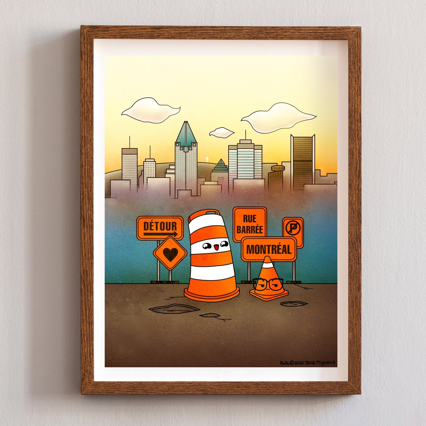 Montreal DÉTOUR 13x19 Print