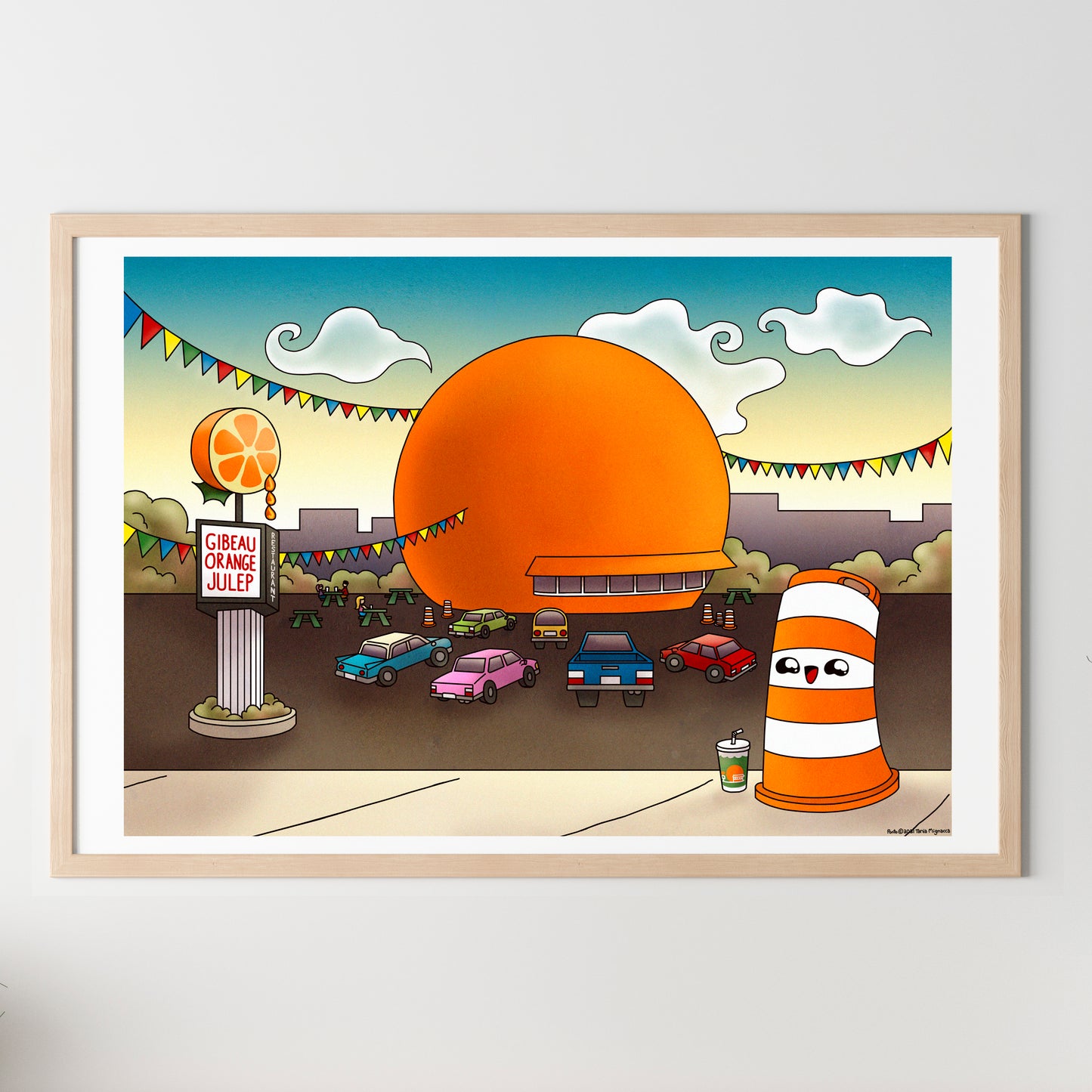 Orange Julep 19x13 Print