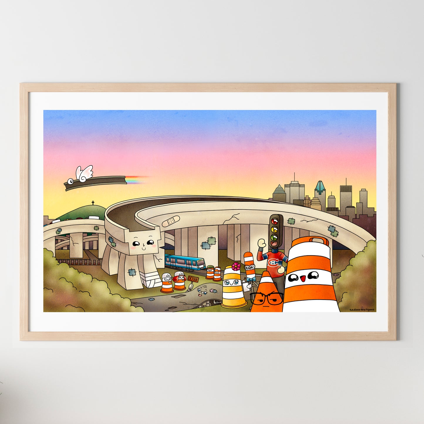 Ponto and Friends 19x13 Print