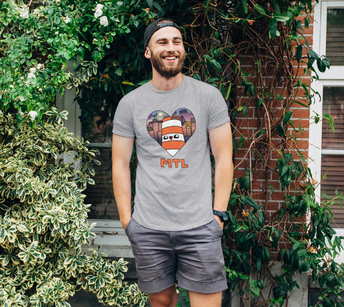 T-Shirt Ponto loves Montreal