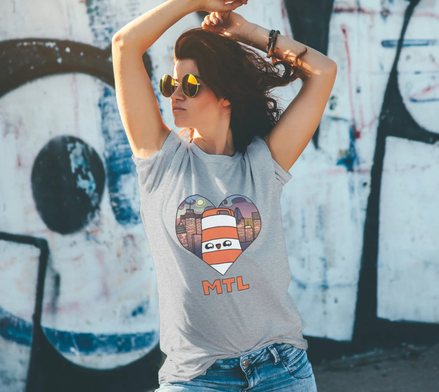 T-Shirt Ponto loves Montreal