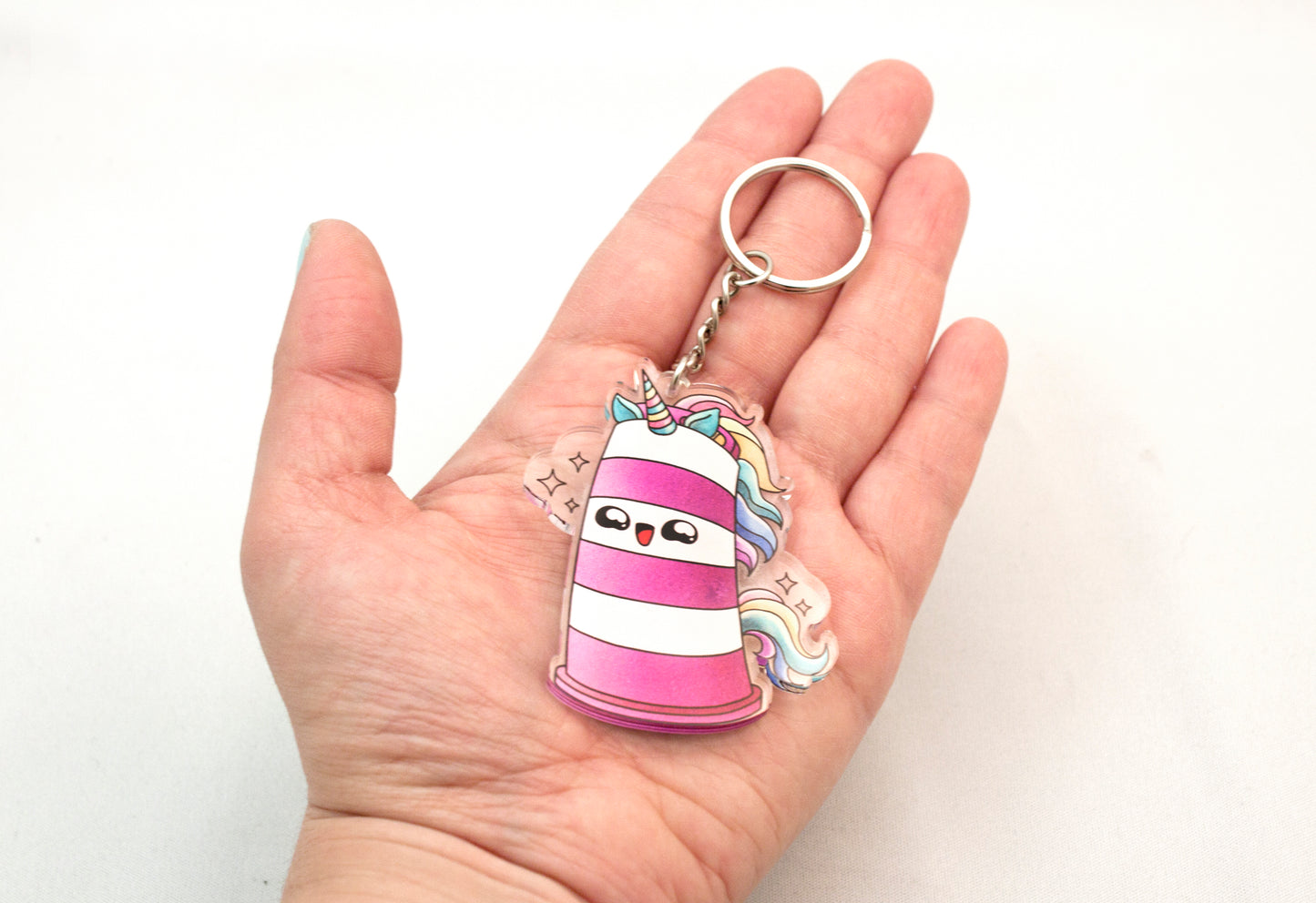 Unicorn Ponto Keychain Charm