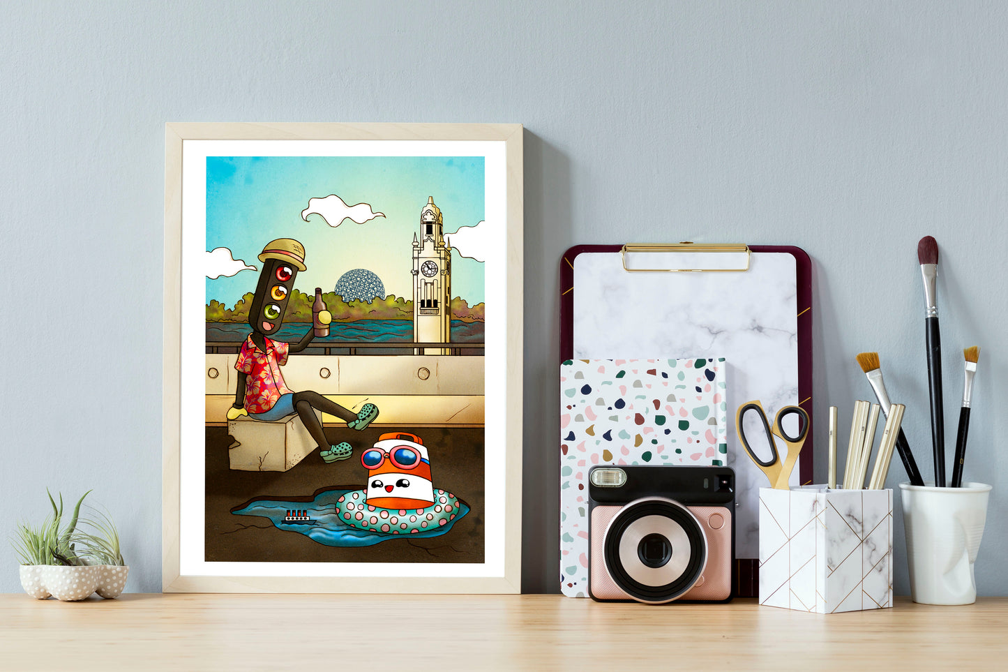 Vacation 9x12 Print