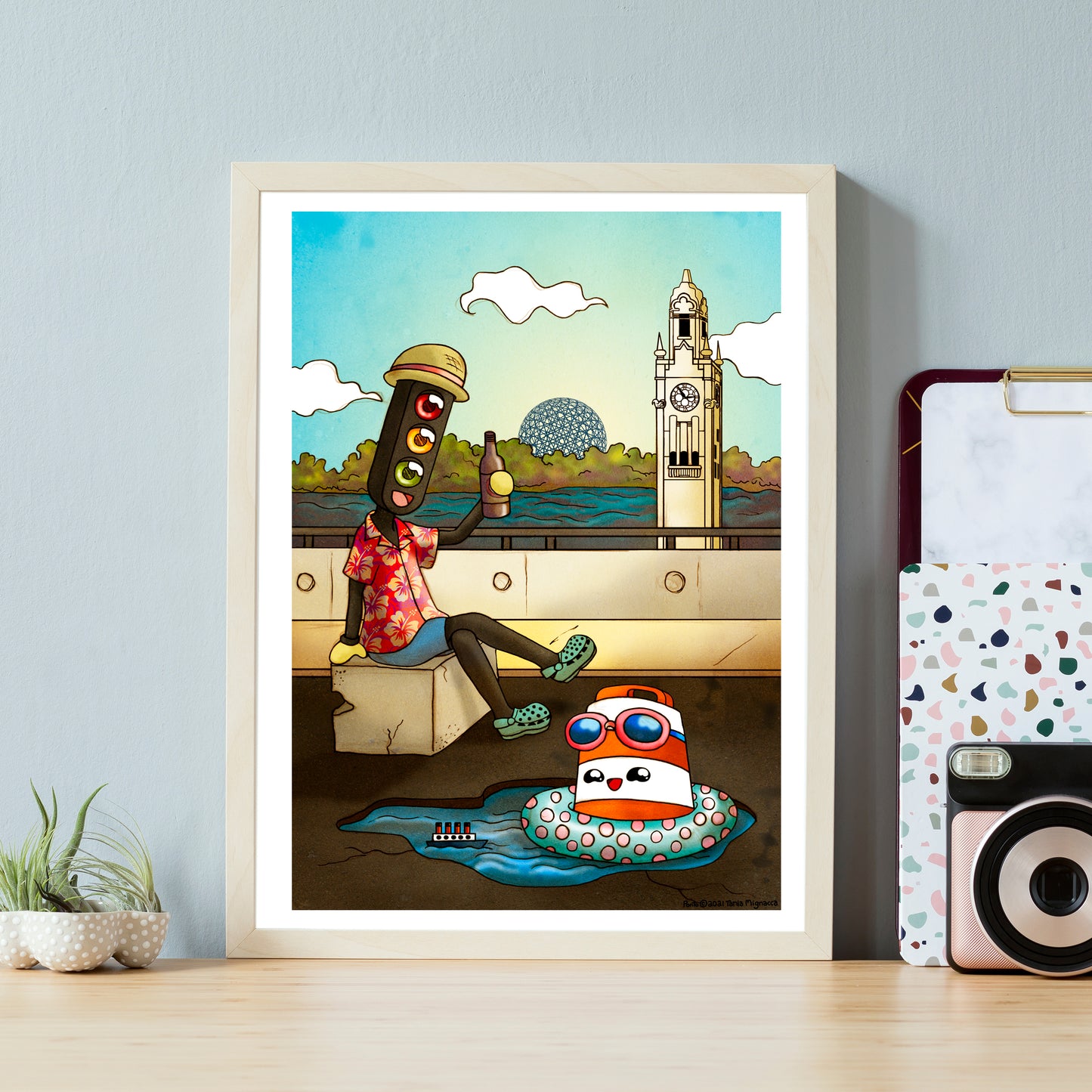 Vacation 9x12 Print
