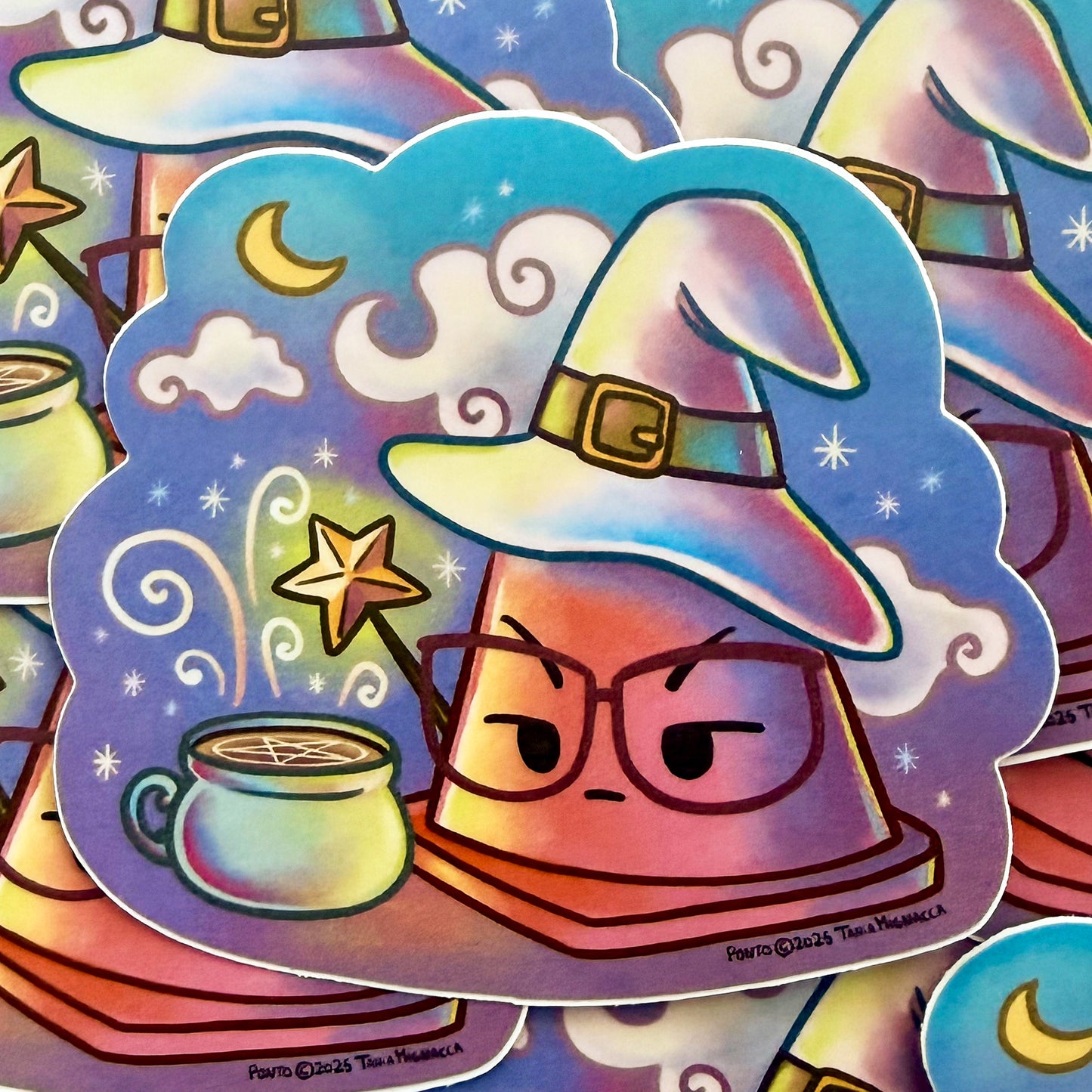 Coffee Wizard Gerald Sticker