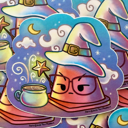 Coffee Wizard Gerald Sticker