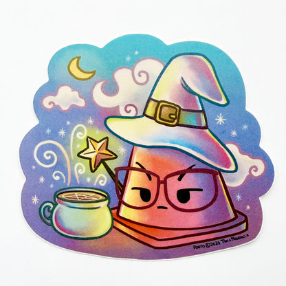 Coffee Wizard Gerald Sticker