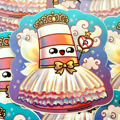 Parking Fairy Ponto Sticker