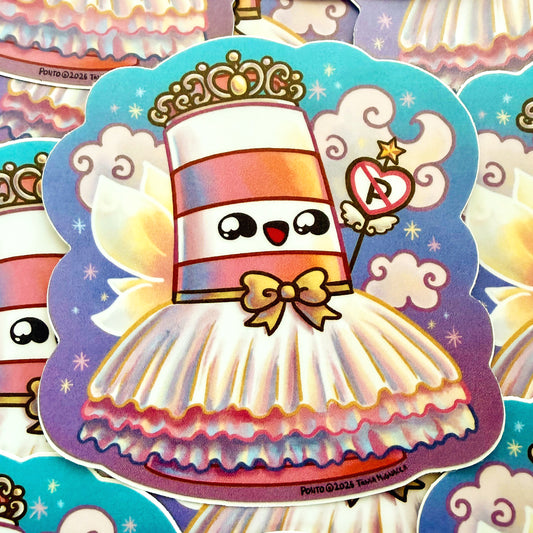 Parking Fairy Ponto Sticker