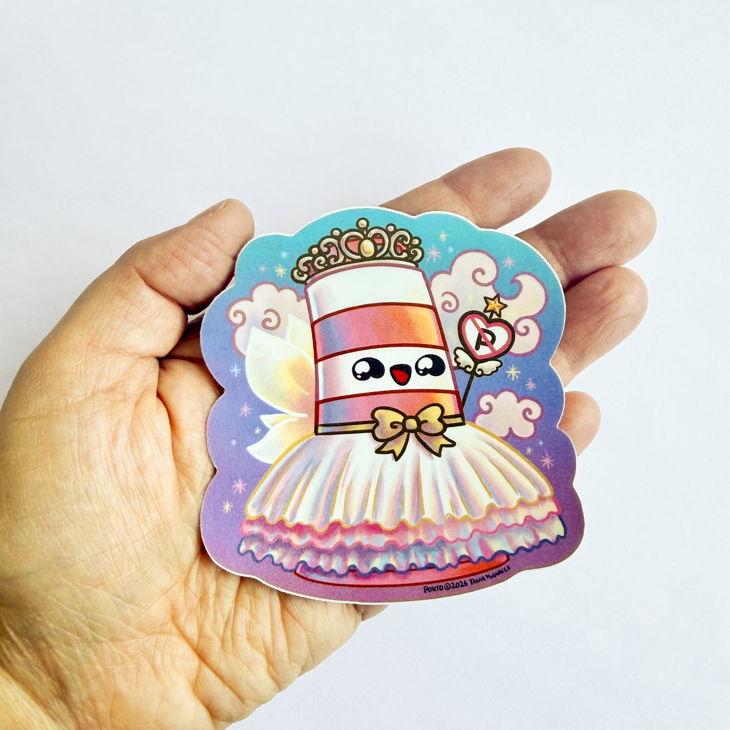 Parking Fairy Ponto Sticker