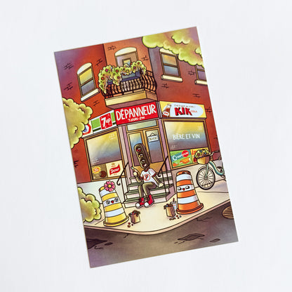 Dépanneur Postcard