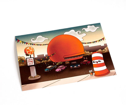 Carte postale Orange Julep