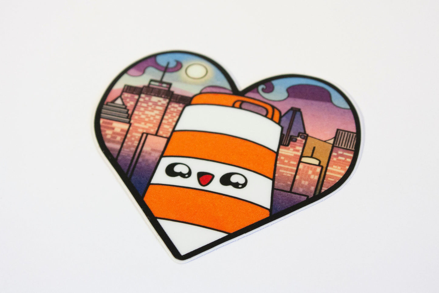 Montreal Heart Sticker