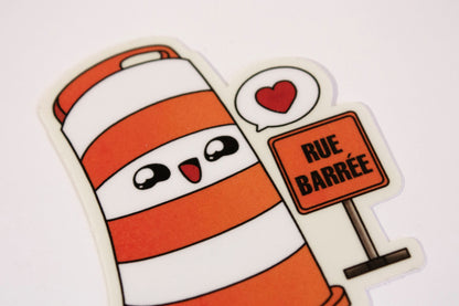 RUE BARRÉE Sticker